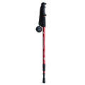 JUNGLELEOPARD 3-Section Straight Handle Aluminum Trekking Pole Multifunctional Walking Hand Crutc...
