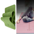 BSJ002 TPE Double Layer Two-Color Yoga Mat Fitness Mat with Body Line, Specification: 183 x 80 x ...