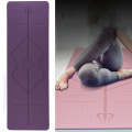 BSJ002 TPE Double Layer Two-Color Yoga Mat Fitness Mat with Body Line, Specification: 183 x 80 x ...