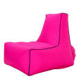 BB1082 Inflatable Sofa Inflatable Bed Outdoor Folding Portable Air Sofa Size: 70 x 65 x 60cm(Rose...