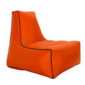 BB1082 Inflatable Sofa Inflatable Bed Outdoor Folding Portable Air Sofa Size: 85 x 80 x 75cm(Orange)