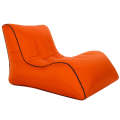 BB1803 Foldable Portable Inflatable Sofa Single Outdoor Inflatable Seat, Size: 70 x 60 x 55cm(Ora...