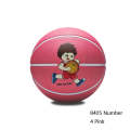MILACHIC Rubber Material Wear-Resistant Basketball(8405 Number 4 (Pink))