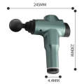 Muscles Relax Massager Portable Fitness Equipment Fascia Gun, Specification: 6206 6 Gears Green(A...