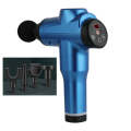 Muscles Relax Massager Portable Fitness Equipment Fascia Gun, Specification: 6212 12 Gears Blue(E...