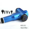 Muscles Relax Massager Portable Fitness Equipment Fascia Gun, Specification: 6232 32 Gears Blue(E...