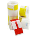 QR-285A Printer Thermal Sticker Paper Cable Label Paper 100 Sheet  F Type 25 x 38 + 40  (Yellow)