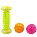 Massage Ball Plantar Fascia Ball Muscle Relaxation Fitness Ball Hand Holding Ball,Style: Yellow F...