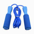 2.8m Special Foam Skipping Rope For Student Exams Outdoor Fitness Skipping Rope(Blue)