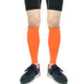 1 Pair Sports Breathable Compression Calf Sleeves Riding Running Protective Gear, Spec: XL (Orange)
