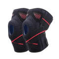 AOLIKES HX-7909 Tie Spring Support Silicone Knee Pad Mountaineering Riding Running Basketball Swe...