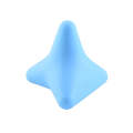 Silicone Thumb Bump Massager Muscle Relaxation Massage Fascia Device, Specification: Quadratic Blue