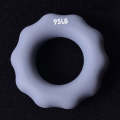 Silicone Finger Marks Grip Device Finger Exercise Grip Ring, Specification: 95LB (Gray)