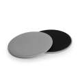 Pilates Yoga Sliding Plate Home Sports Abs Cocked Butt Fitness Foot Sliding Plate(Gray)