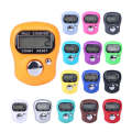 10 PCS Plastic Finger Counter Manual Ring Style Mini Electronic Counter, Random Colour Delivery