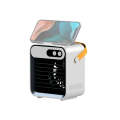 USB Mini Refrigeration And Humidification Air Conditioner Desktop Water-cooled Fan(White)
