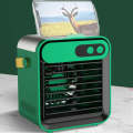 USB Mini Refrigeration And Humidification Air Conditioner Desktop Water-cooled Fan(Green)