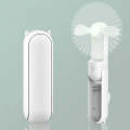 Mini Handheld Small Fan USB Desktop Portable Fan(White)