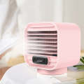 Desktop Cooling Fan USB Portable Office Cold Air Conditioning Fan, Colour: M302 Girl Pink