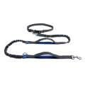 Running Reflective Double Telescopic Dog Rope Dog Chain Traction(Royal Blue)