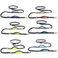 Running Reflective Double Telescopic Dog Rope Dog Chain Traction(Water Green)