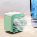 Desktop Humidification Spray USB Water-cooled Fan(Green)