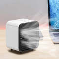 Desktop Humidification Spray USB Water-cooled Fan(Black and White)