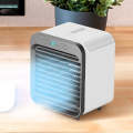 Desktop Humidification Spray USB Water-cooled Fan(Black and White)