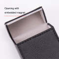 PU Leather Business Portable Cigarette Case(Gray)