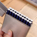Men Stainless Steel Clamshell Business Cigarette Case(Y-9)
