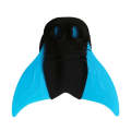 Mermaid Fins Frost Shoes One-Piece Fins Diving Fins, Size: Free Size(F03 Blue Children)