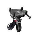Kewig M6-S 12V Motorcycle Waterproof Aluminum Alloy Mobile Phone Bracket With QC3.0 Fast Charging...