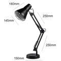 Household 150-watt Infrared Simple Physiotherapy Lamp With Metal Long Arm US Plug, Colour: Button...