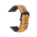 Quick Release Watch Band Crazy Horse Leather Retro Watch Band For Samsung Huawei,Size: 20mm (Ligh...