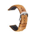 Quick Release Watch Band Crazy Horse Leather Retro Watch Band For Samsung Huawei,Size: 22mm  (Lig...