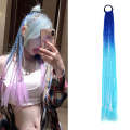 FQXBMW Colorful Braid Hair Band Wigs Corn Silk Colorful Dreadlocks Ponytail, Color: 18