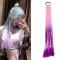 FQXBMW Colorful Braid Hair Band Wigs Corn Silk Colorful Dreadlocks Ponytail, Color: 20
