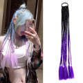 FQXBMW Colorful Braid Hair Band Wigs Corn Silk Colorful Dreadlocks Ponytail, Color: 55