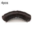 4 PCS Forehead Hair Root Padding And Combing Hair Pack, Colour: 10cm Natural Color