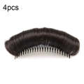 4 PCS Forehead Hair Root Padding And Combing Hair Pack, Colour: 12cm Natural Color