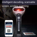 NETUM H3 Wireless Barcode Scanner Red Light Supermarket Cashier Scanner With Charger, Specificati...