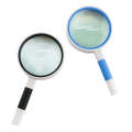 Hand-Held Reading Magnifier Glass Lens Anti-Skid Handle Old Man Reading Repair Identification Mag...