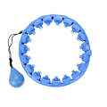 Weighted Fitness Hoop Abdomen Circle, Specification: 19 Knots (Blue)