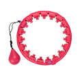 Weighted Fitness Hoop Abdomen Circle, Specification: 28 Knots (Pink)