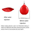 Water Injection Sandbag Household Hanging Type Boxing Water Ball Vent Ball(Red)
