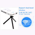 C6 2GB+32GB Android Smart DLP HD Projector Mini Wireless Projector, US Plug (White)