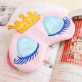 2 PCS 3D Plush Princess Sleep Mask Rest Travel Sleeping Cover Eye-patch(Pink)
