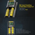NITECORE Fast Lithium Battery Charger, US Plug, Model: UMS2
