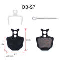 3 Pairs Mountain Bike Semi-Metallic Brake Pads M355 Oil Disc BB5 Resin Disc Brakes, Bagged(DB-S7)