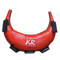 KR Fitness Training Sandbag Weight-Bearing Exercise Equipment Croissant without Filler(Red Leathe...